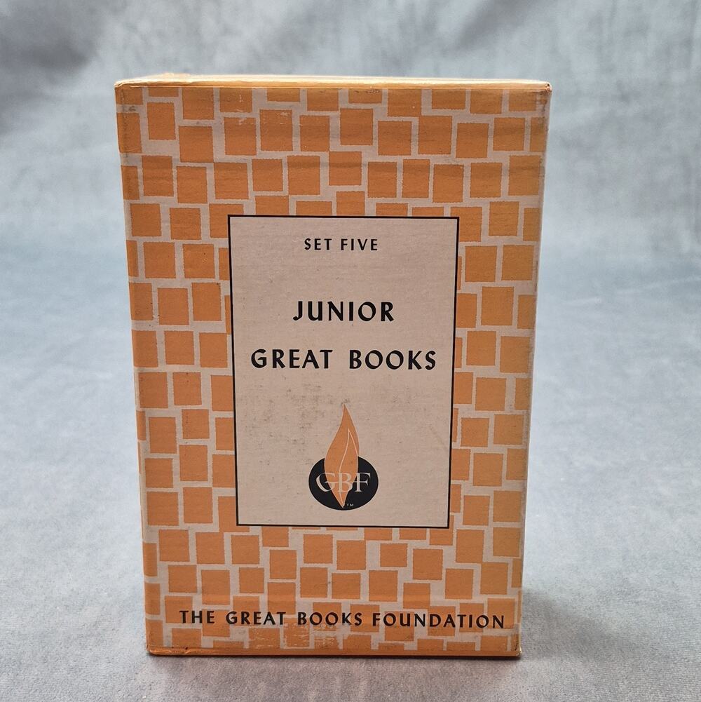 Vintage 1963 Junior Great Books Set Five Volumes 1-6 The Great Books Foundation